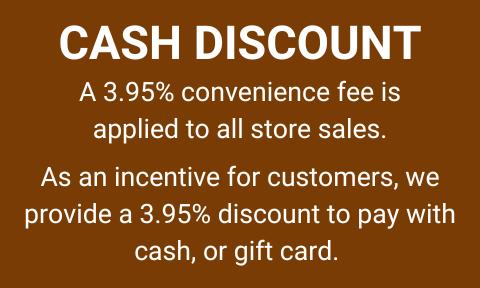 Cash Discount Sign
